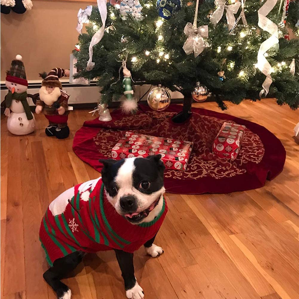 Dog Snow Sweaters - Xmas, New Year & Christmas Sweaters for Small Dog and Cat (Snowman, XXS)